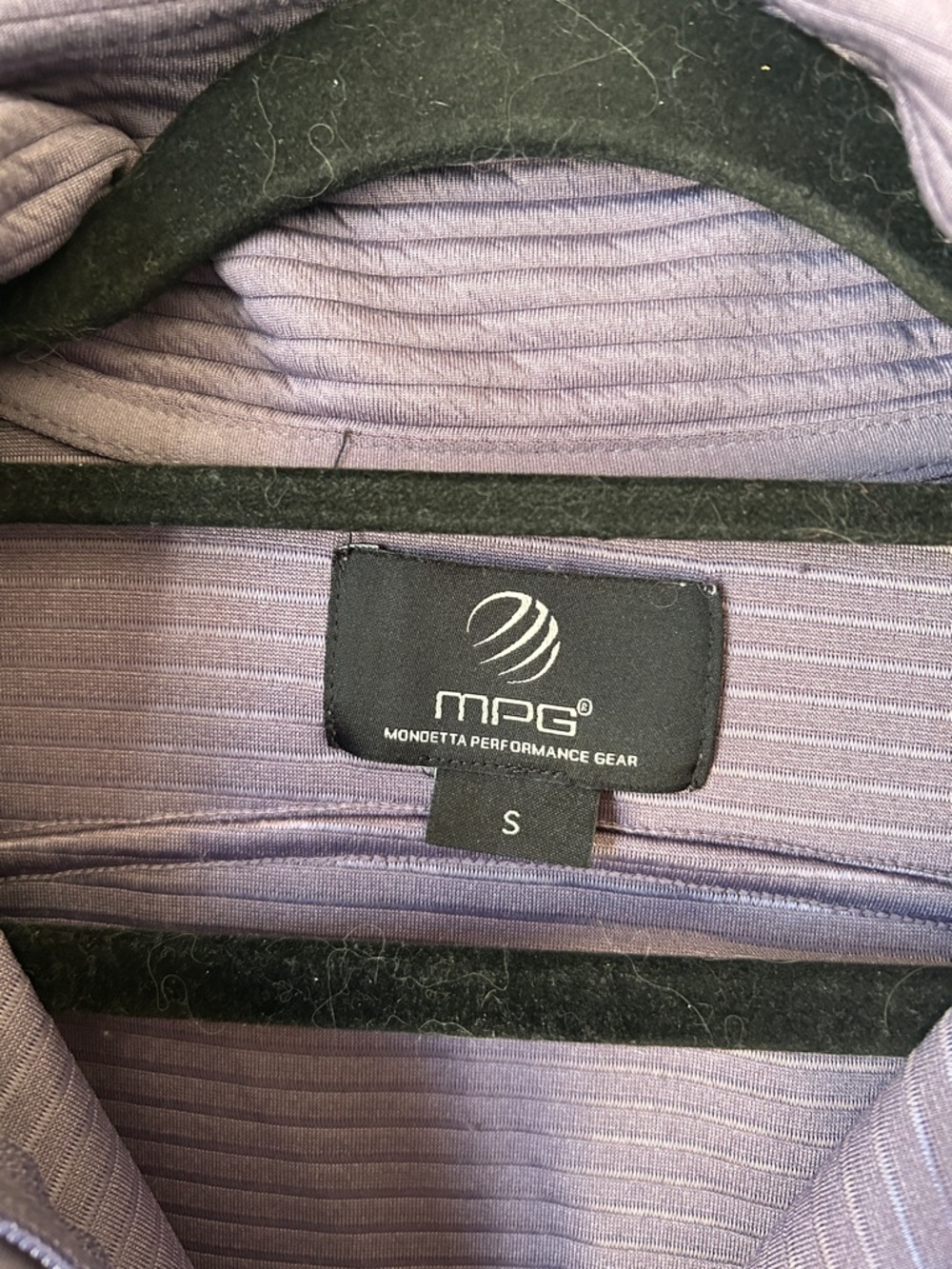 MPG Lavender Ribbed Zip-Front Puffer Jacket - Picture 4 of 13